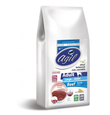 AGIL Adult Large Breed, BEEF & lamb & tuna