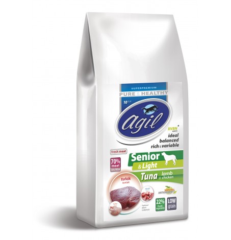AGIL Senior & Light, TUNA & lamb & chicken
