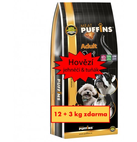 Puffins Adult Beef s masovou náplní