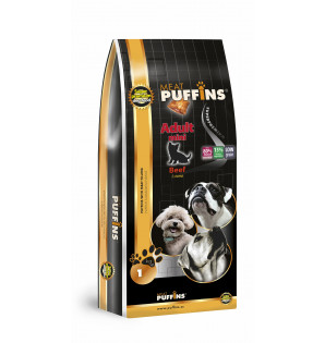 Puffins Adult Mini BEEF s masovou náplní
